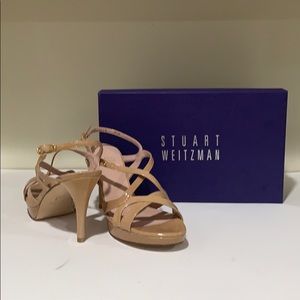 Stuart Weitzman Beige 3.5 inch Sandals